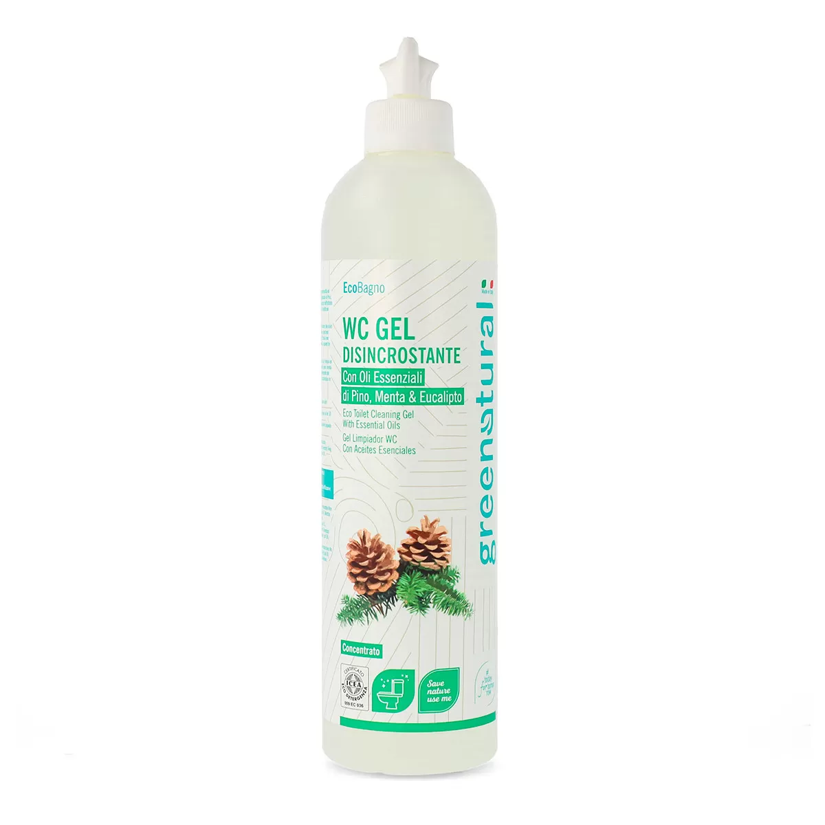 Greenatural Eko gel za čišćenje sanitarija 0,5L, Biofit 