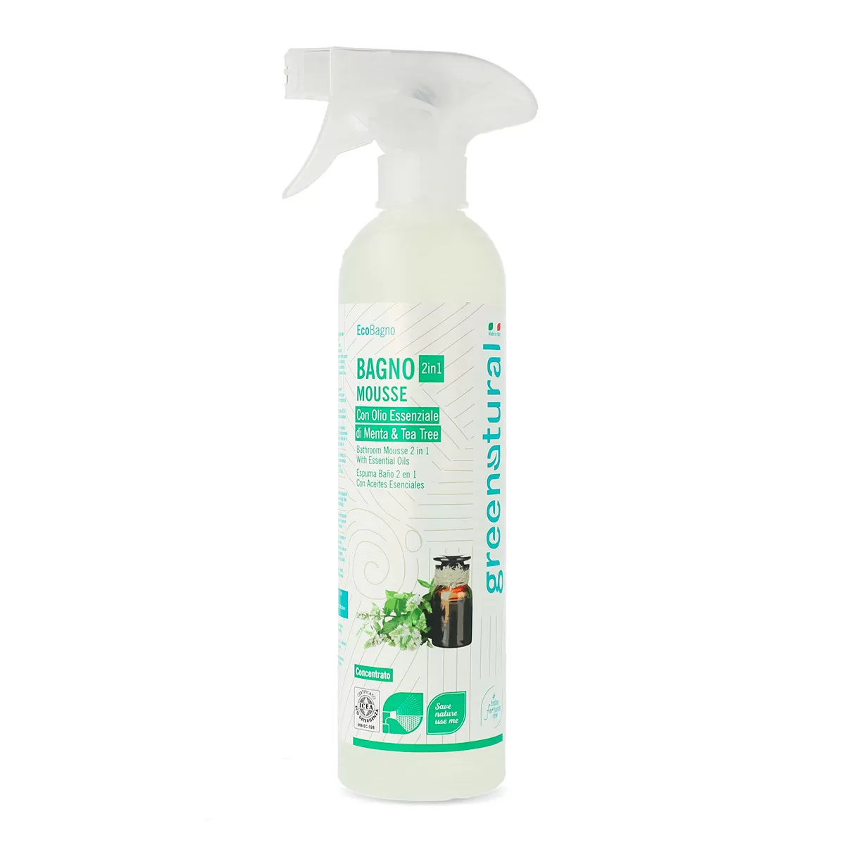 Greenatural sredstvo za čišćenje kupatila 2u1 0,5 L, Biofit 