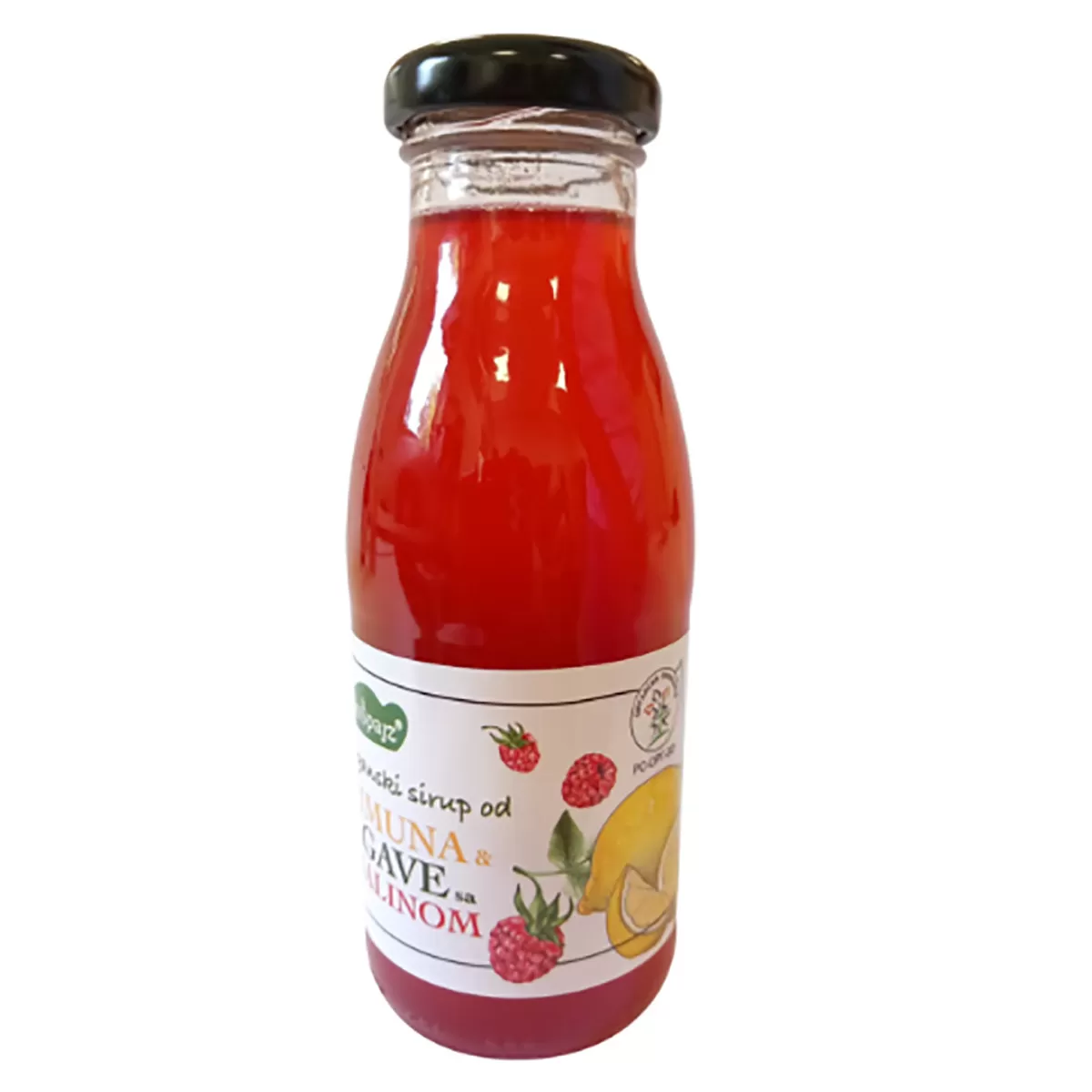Organski sirup od limuna sa malinom i agavom, 200ml 