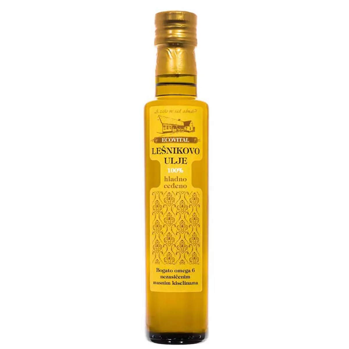 Hladno ceđeno ulje lešnika Ecovital, 250ml 