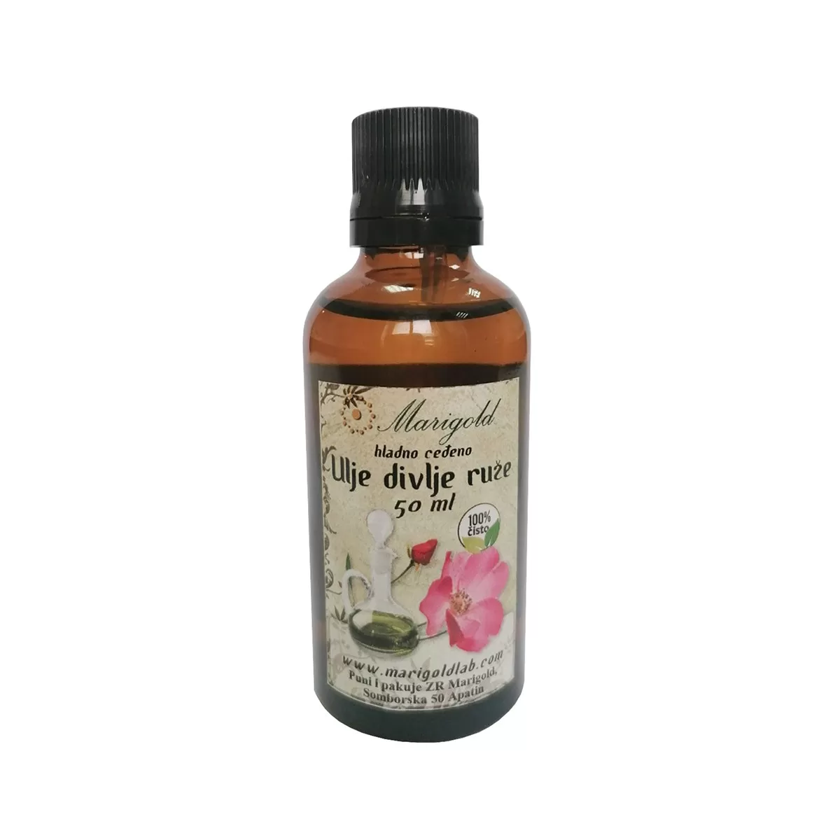 Hladno ceđeno ulje divlje ruže 50 ml, MG 