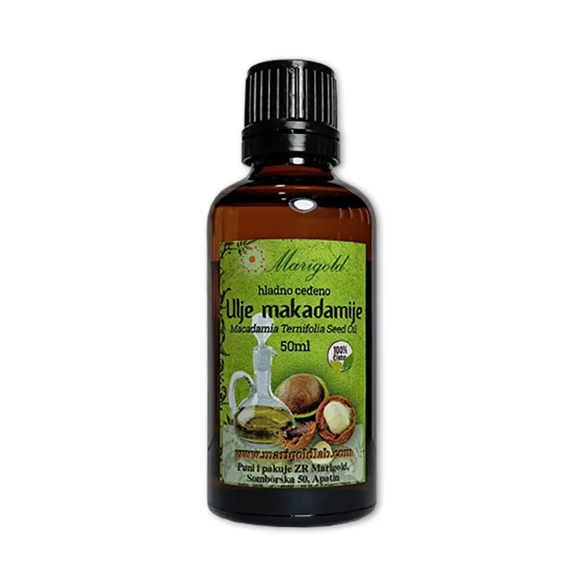 Hladno ceđeno ulje makadamije 50 ml, MG 