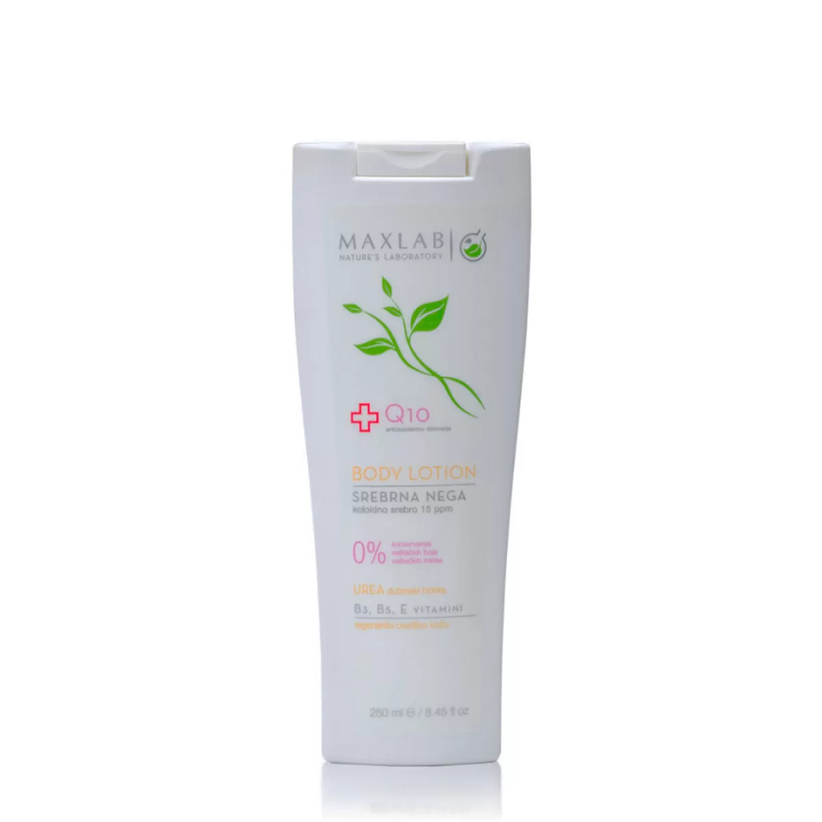 Mleko za telo silvercare sa Q10 i ureom Maxlab, 250ml 