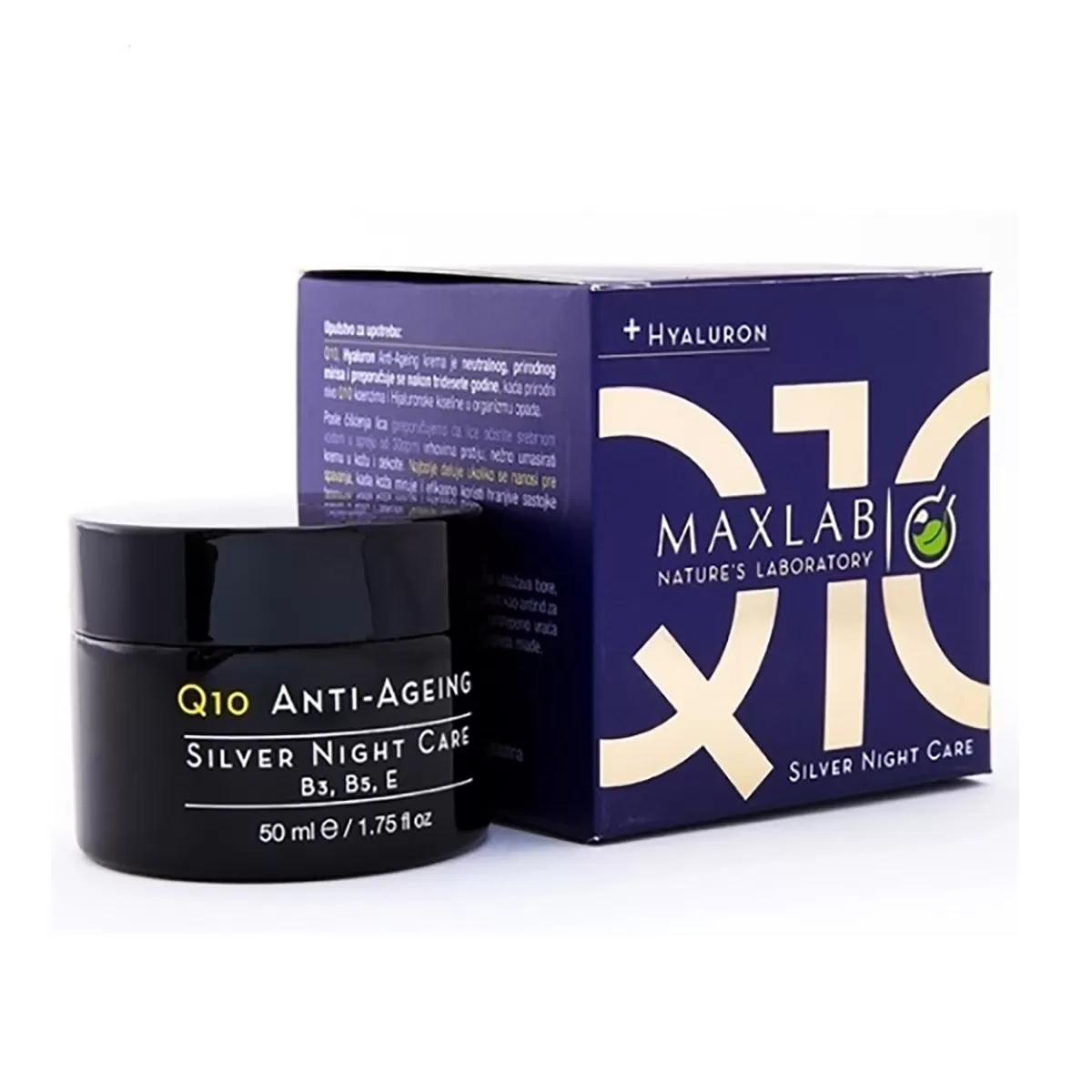Q 10 silver night care Maxlab, 50 ml 