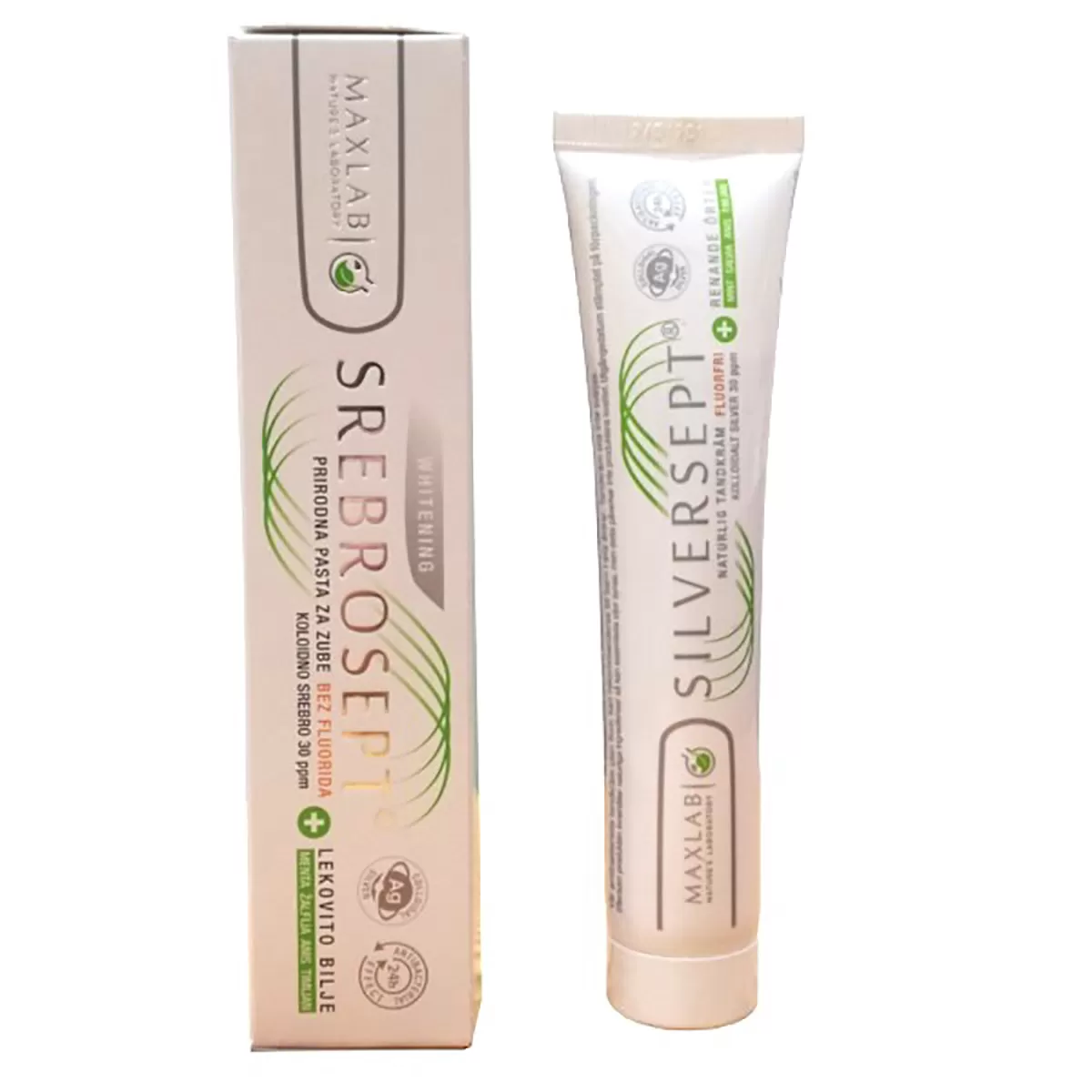 Srebrosept pasta za zube Maxlab, 75 ml 