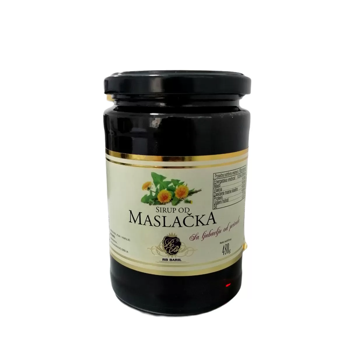 Sirup od maslačka Baril, 480g 