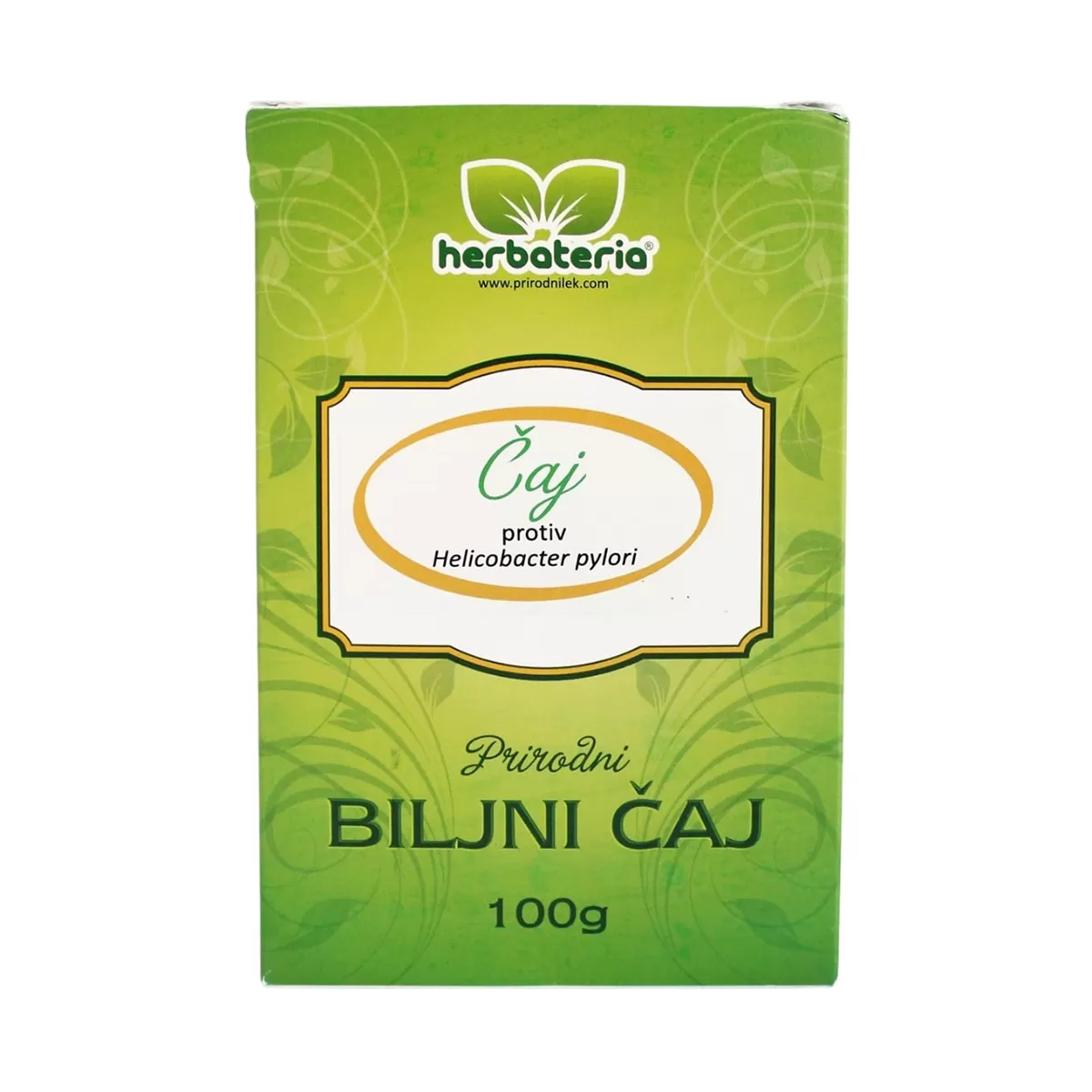 Čaj protiv heliko bakterije Herbateria, 100g 
