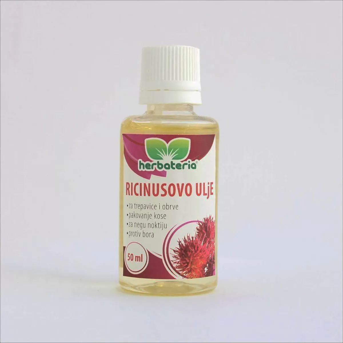 Ricinusovo ulje Herbateria, 50 ml 