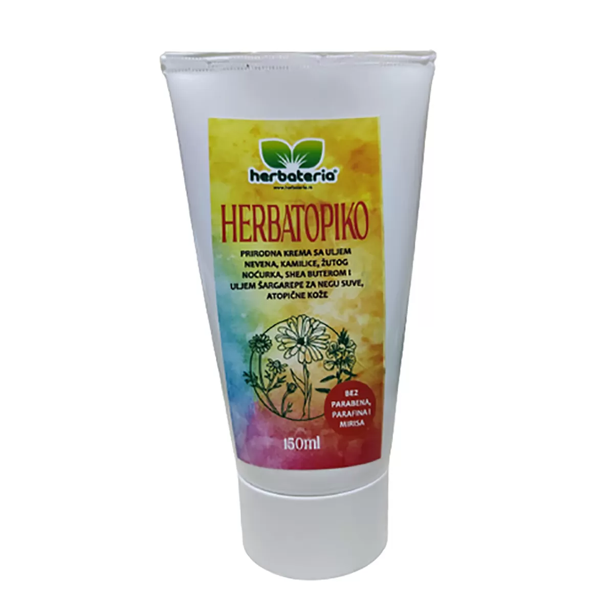 Herbatopiko krema za kožu Herbateria, 150ml 
