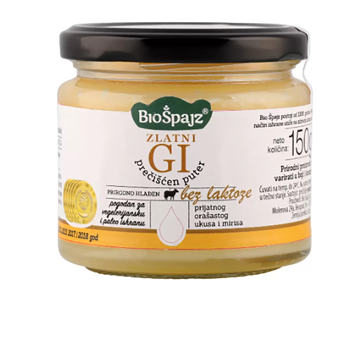 Zlatni Gi puter biošpajz, 150g 