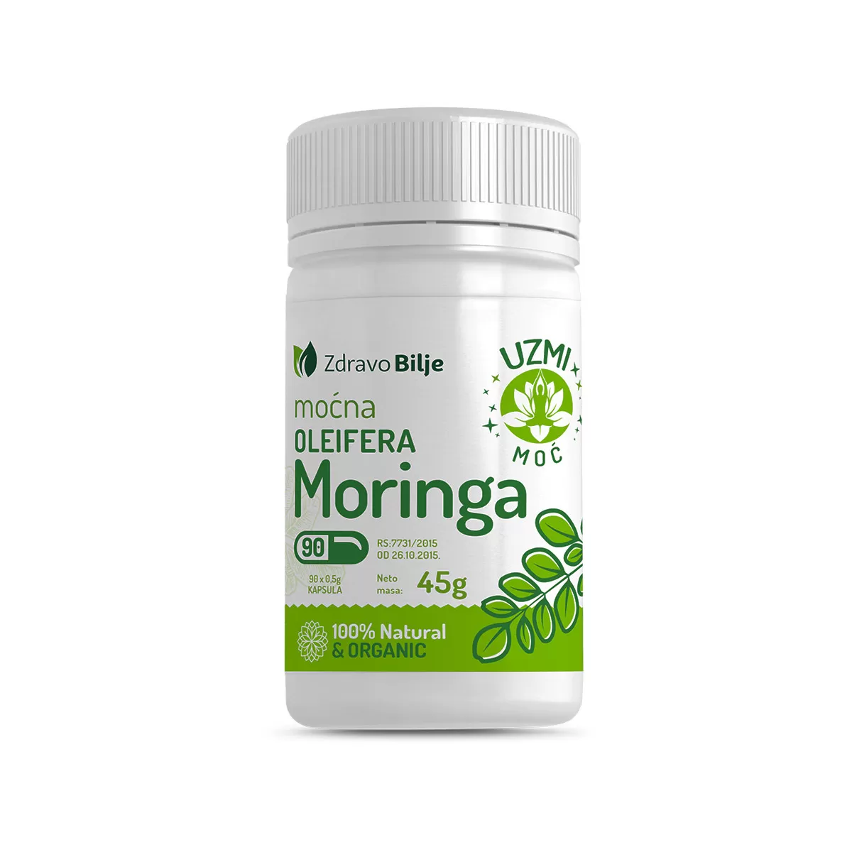 Moćna moringa oleifera 90 kapsula 