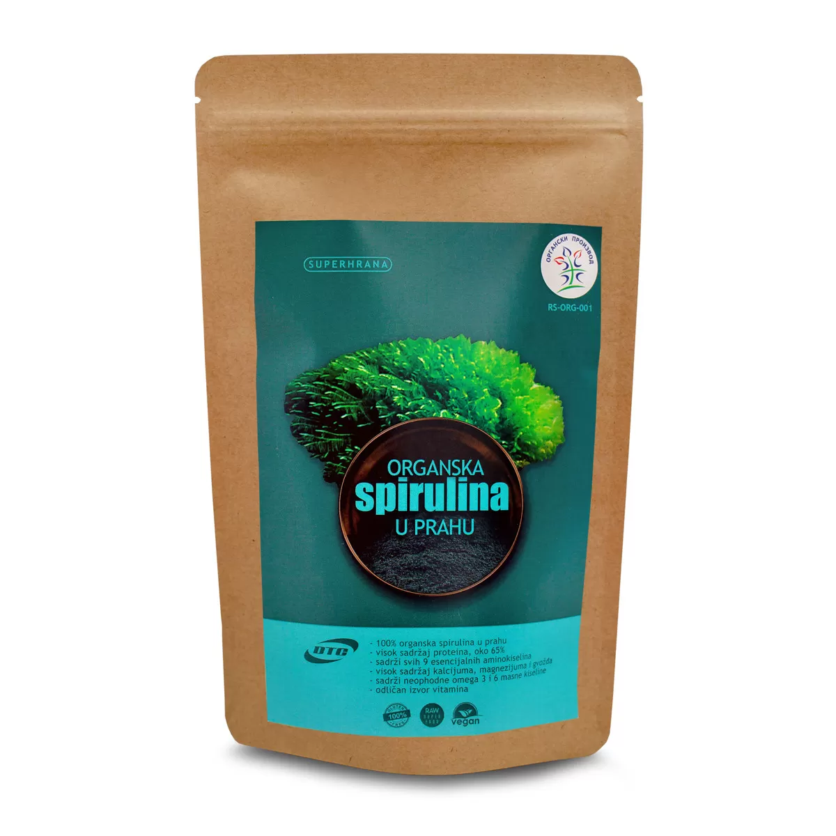 Organska spirulina prah 200g 