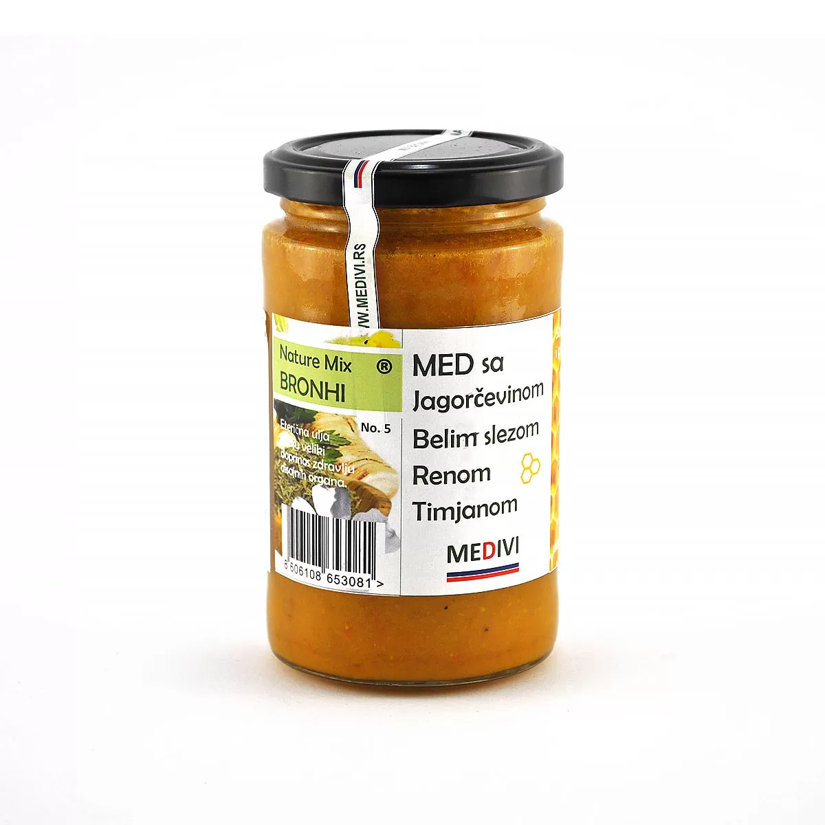 Nature mix Bronhi medivi, 370g 