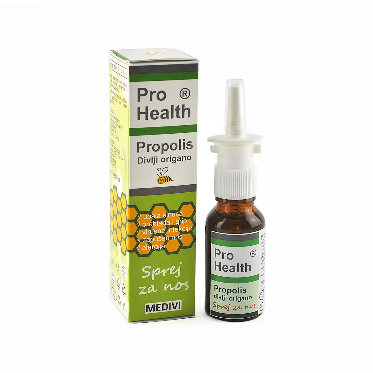 Propolis origano sprej za nos medivi, 20ml 