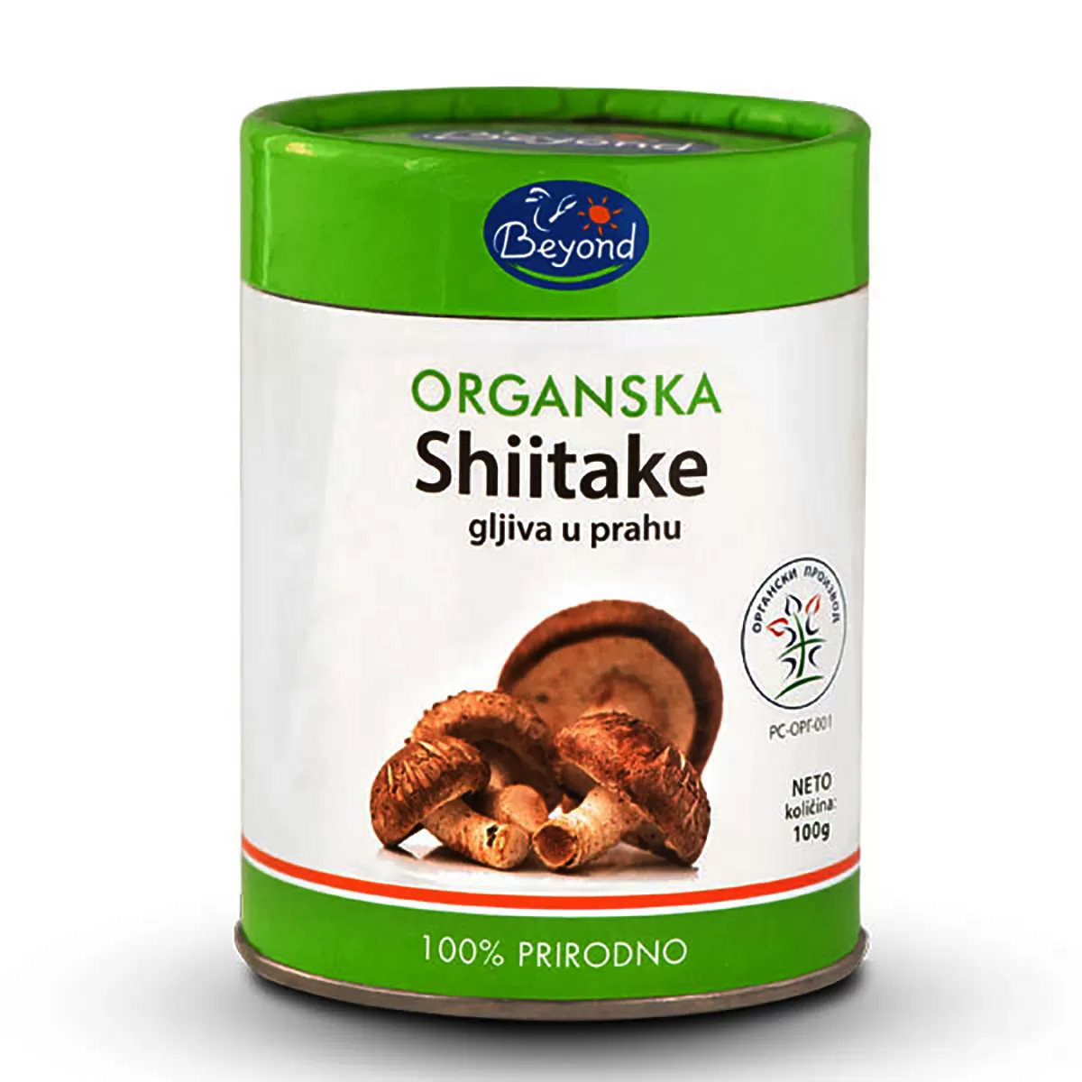 Organska šitake gljiva u prahu, 100g 