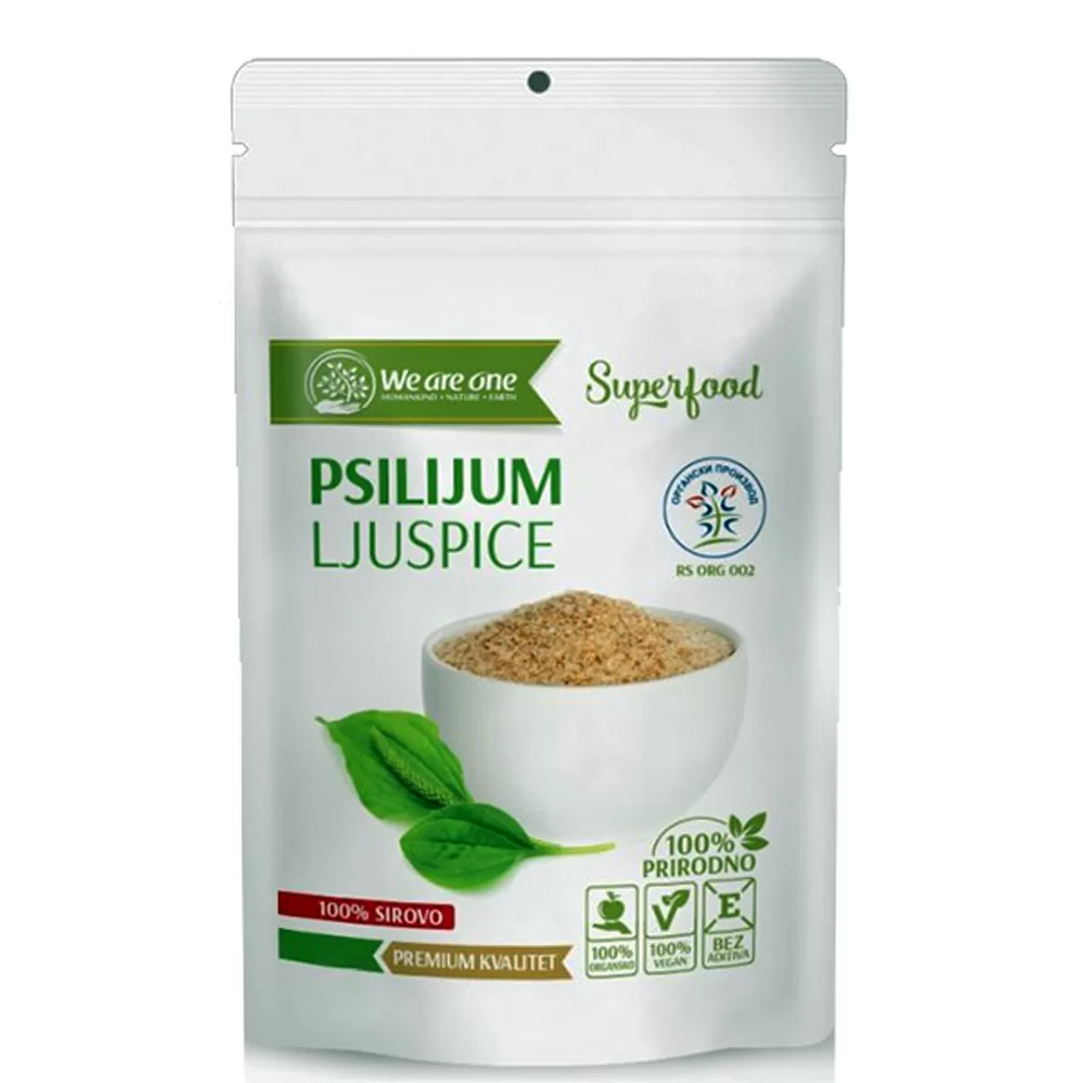 Psilium ljuspice wao, 200g 