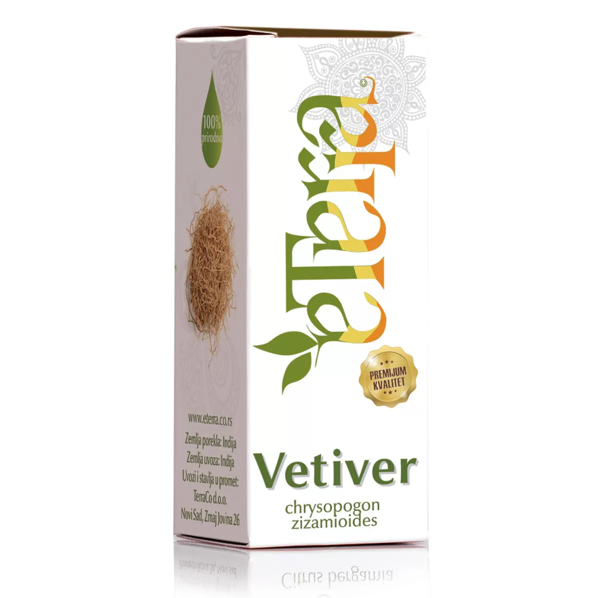 Eterično ulje vetivera, 10 ml 