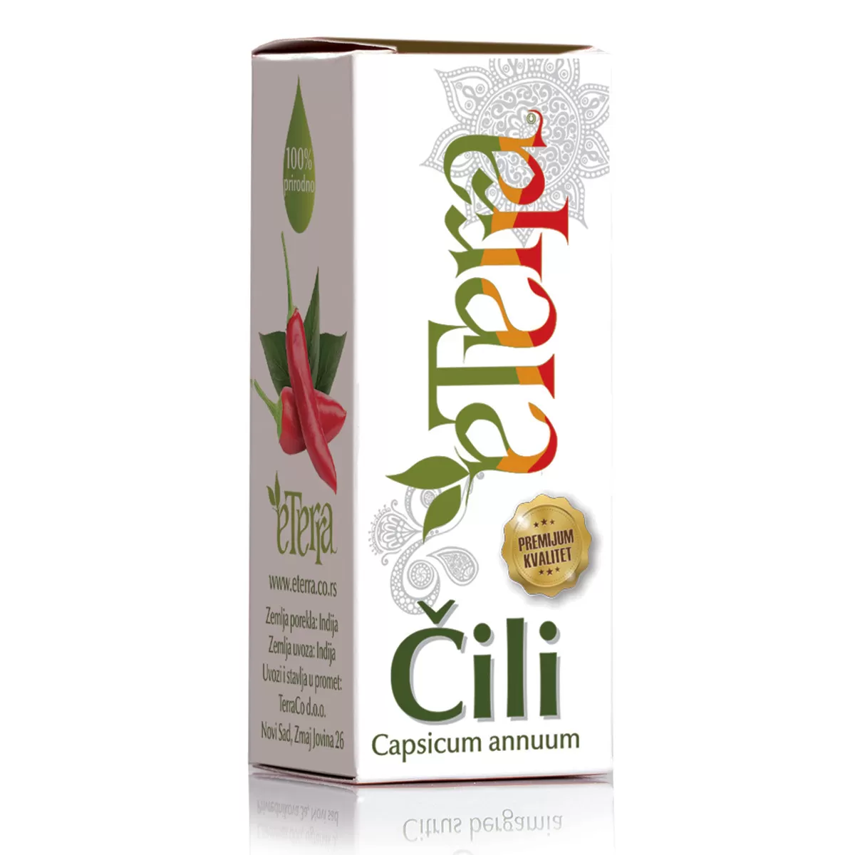 Etarsko ulje Čili (capsicum annuum) ettera, 5ml 