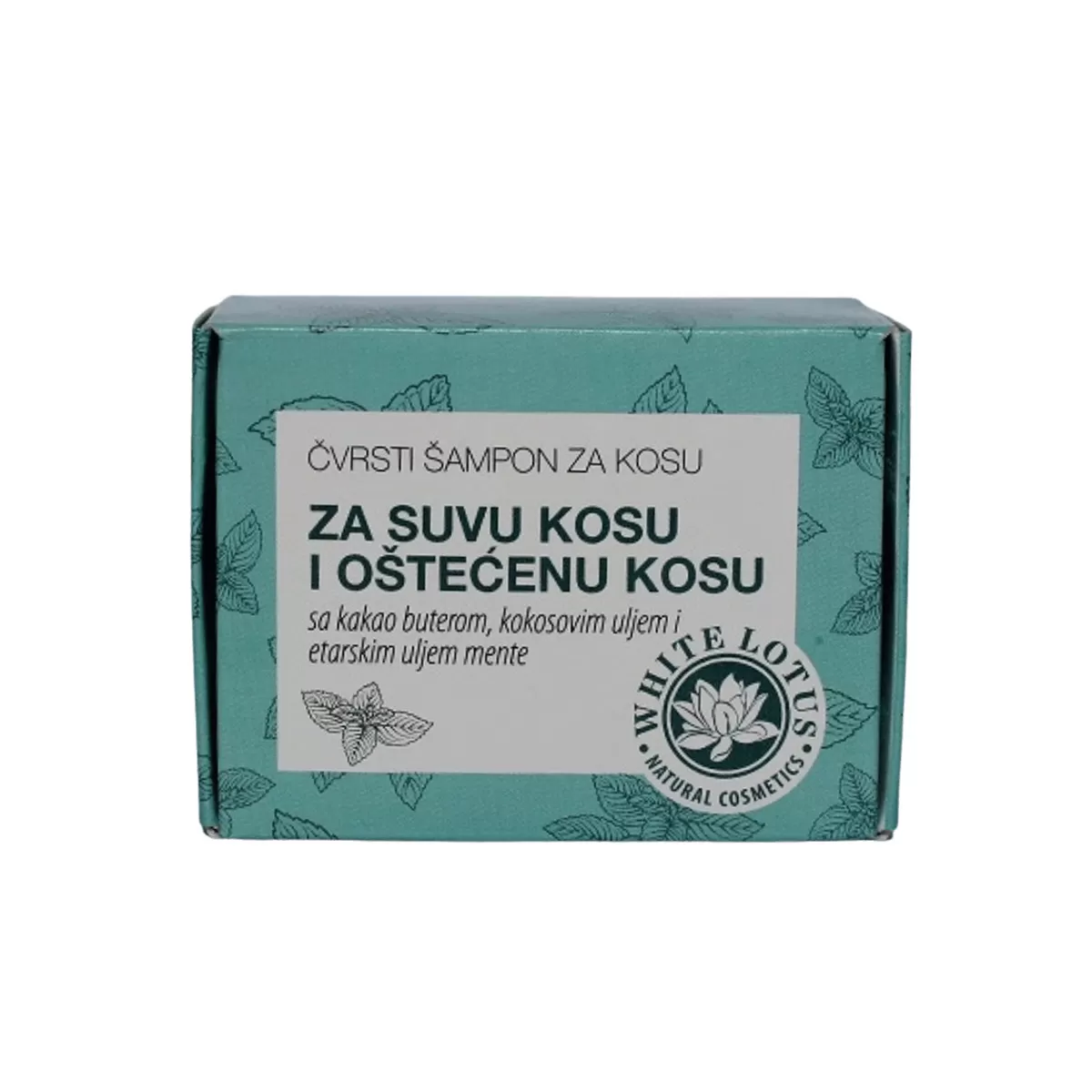 Čvrsti šampon za suvu kosu Herbateria, 60g 