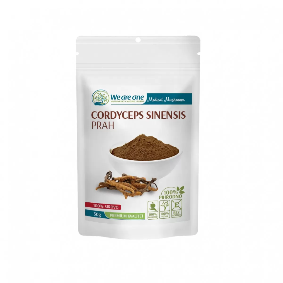 Cordyceps u prahu organic wao, 50g 