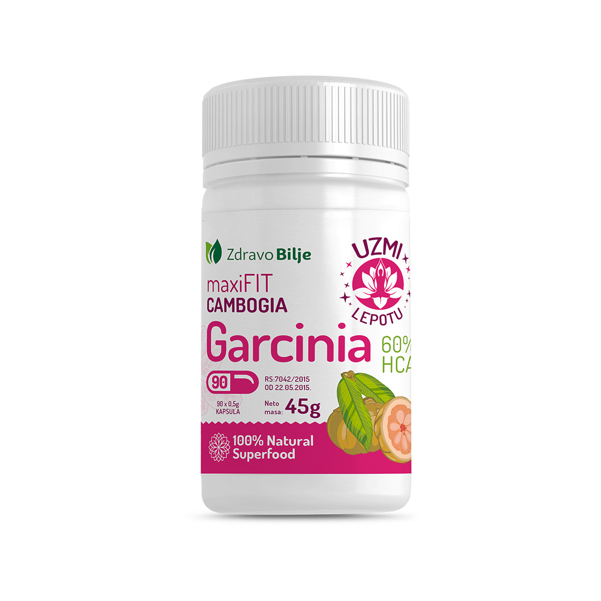 Garcinia cambogia maxi fit 60% HCA 90 kapsula 