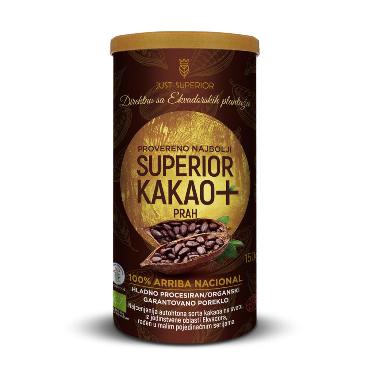 Kakao prah Arriba Nacional 150g 