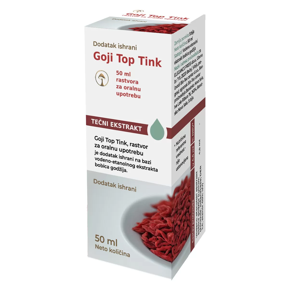 Goji top tink za oralnu upotrebu, 50ml 