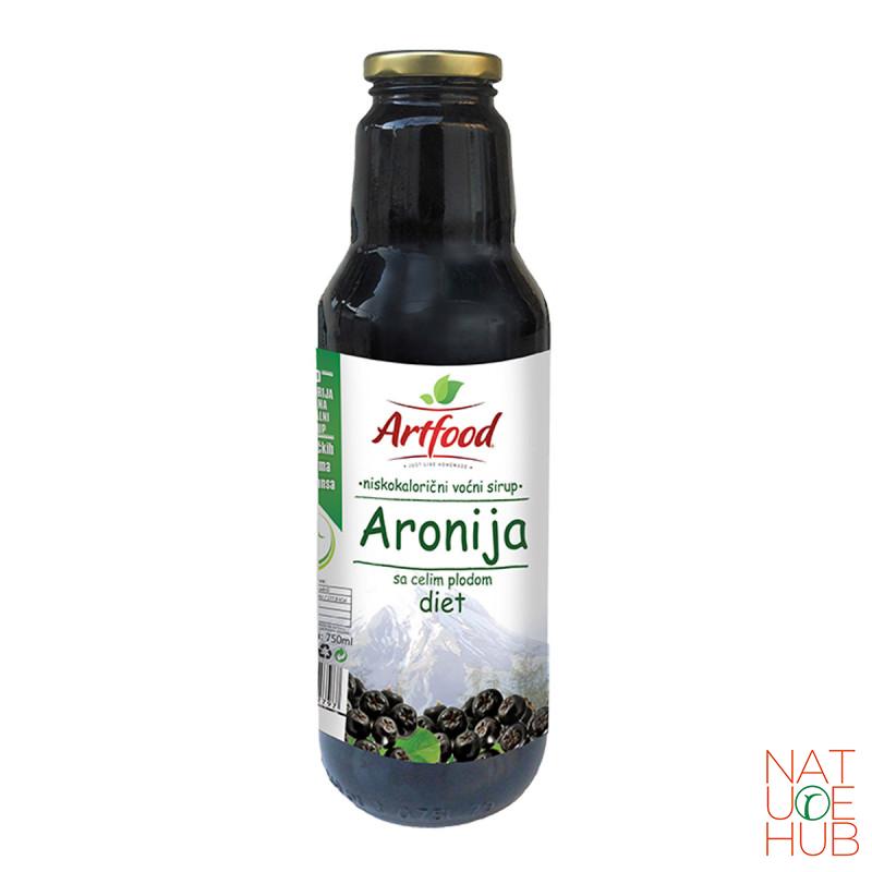 Voćni dijet sirup od aronije sa plodom 750 ml 