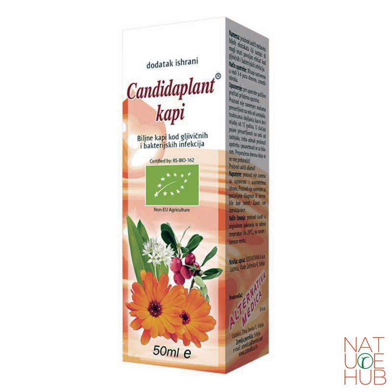 Organske Candidaplant kapi, 50 ml 