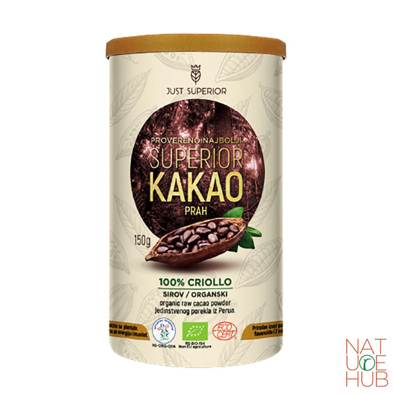 Organski kakao criollo prah, 150g 