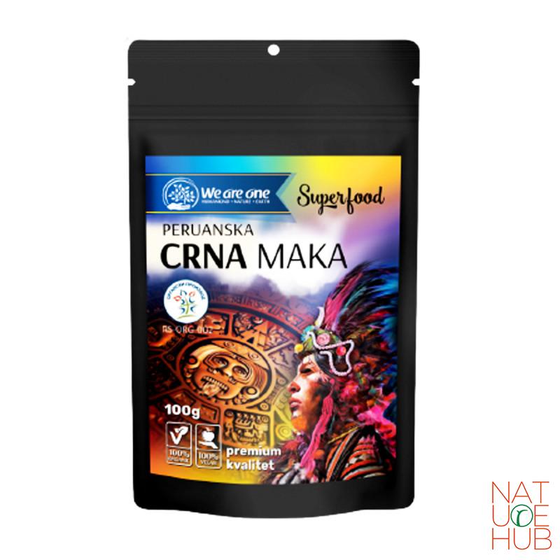 Organska crna maka u prahu, 100g 