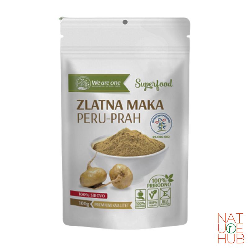 Organska zlatna maka u prahu, 100g 