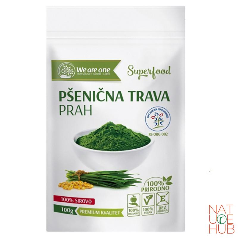 Pšenična trava u prahu-organik, 100g 