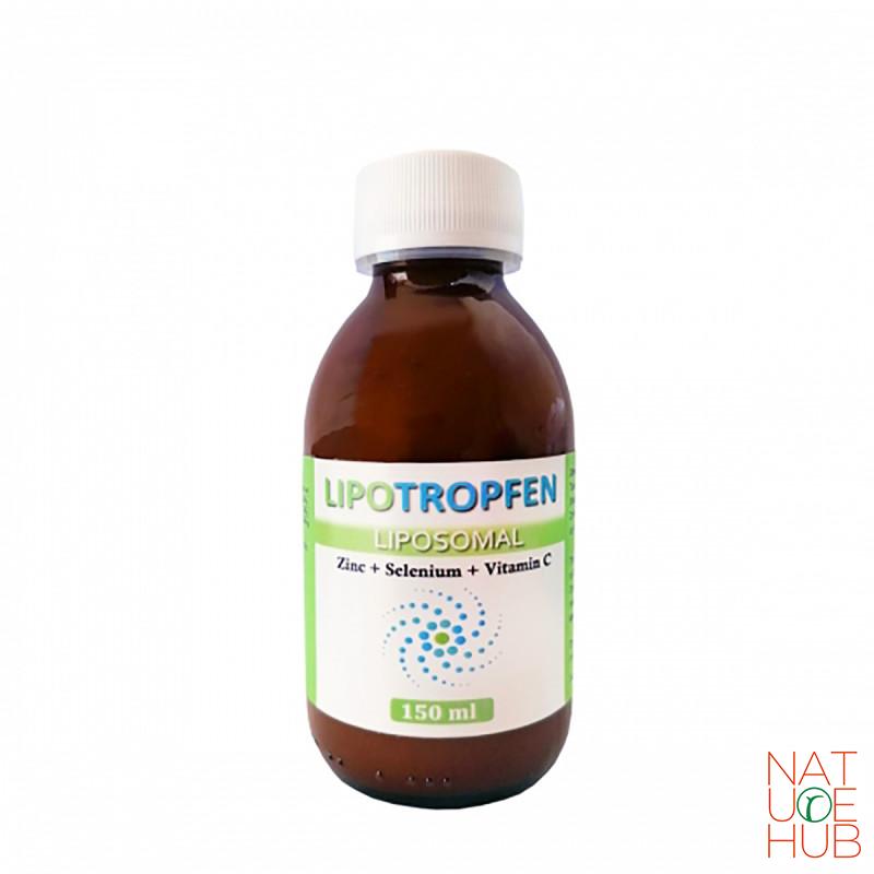 Lipotropfen liposomal cink + selen + vitamin C, 150ml 