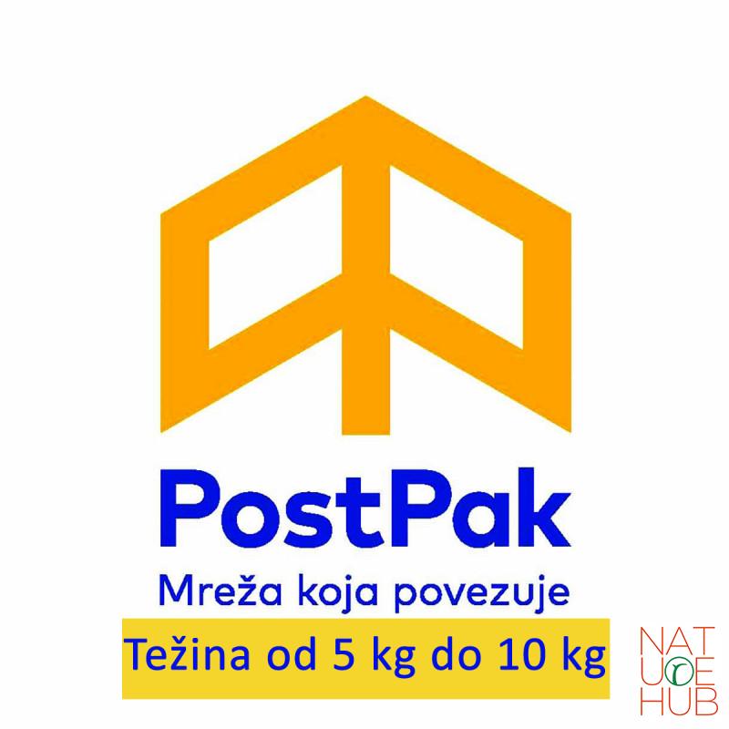 Poštarina BiH i CG od 5 kg do 10 kg 