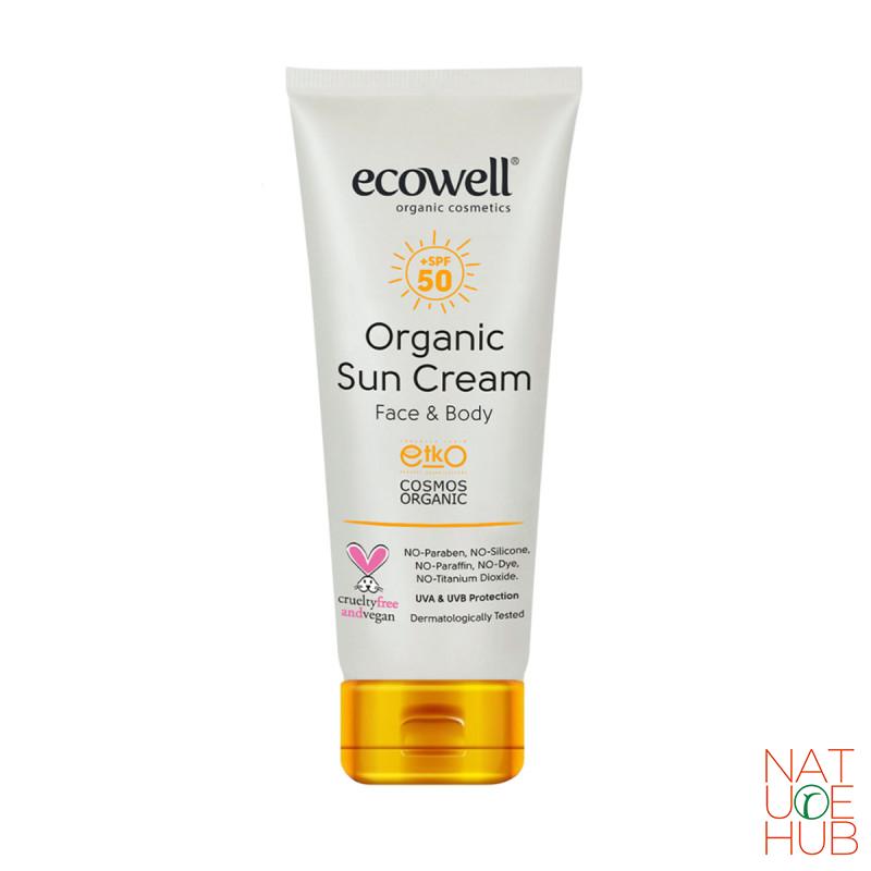 Ecowell Organska krema za sunčanje - 50 SPF 