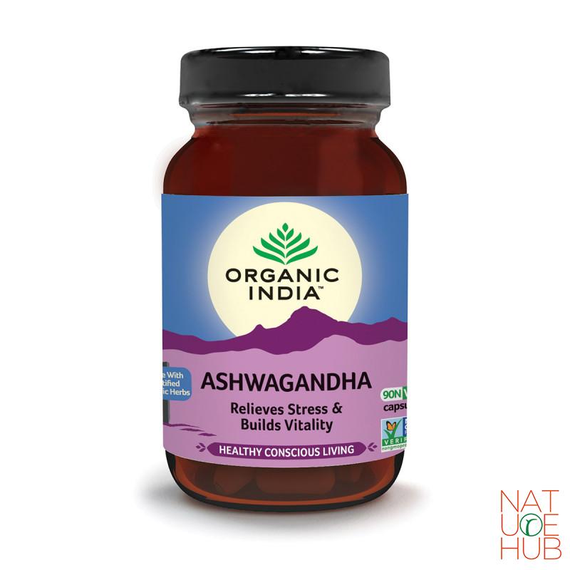 Ašvaganda organic india, 90 cps 