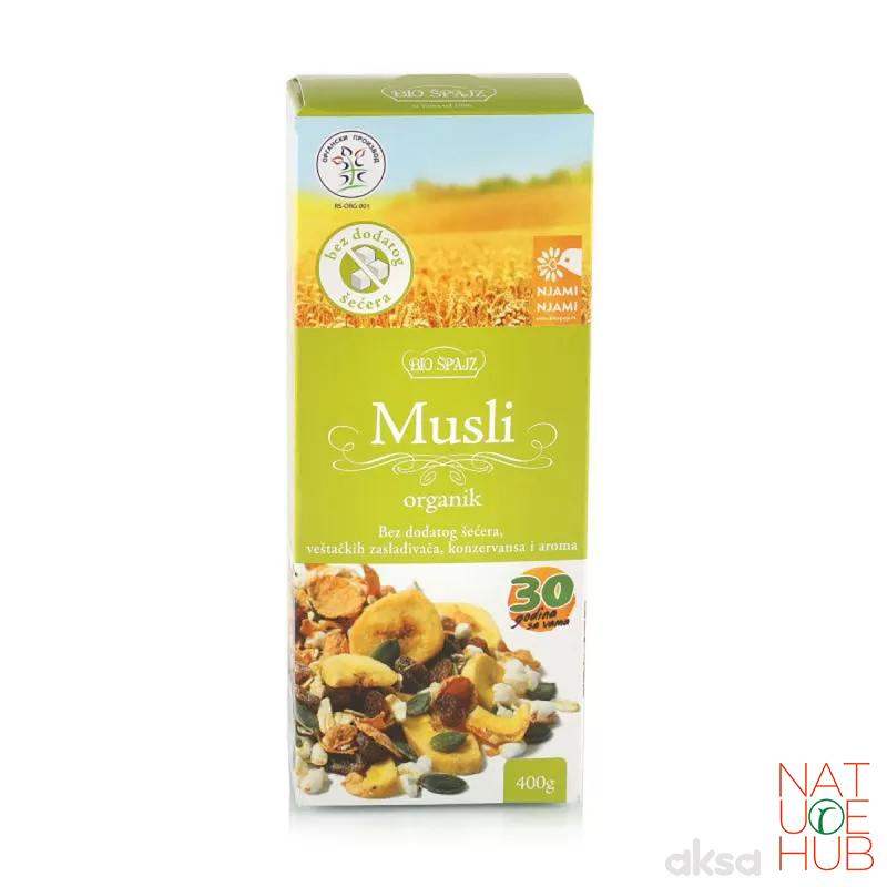 Organski musli biošpajz 400g 