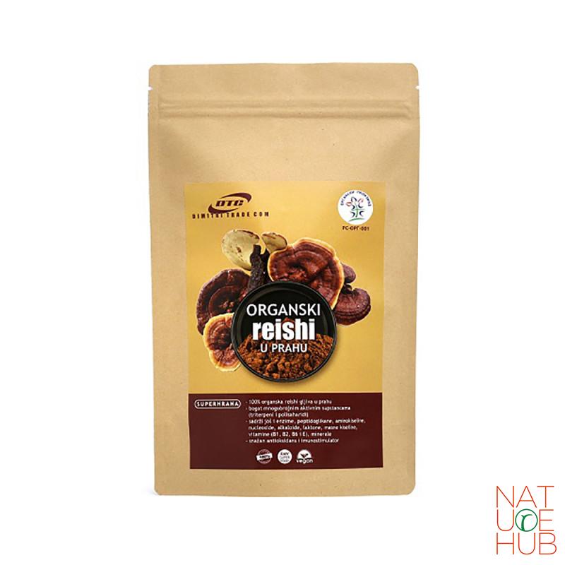 Reishi prah organski DTC, 100g 