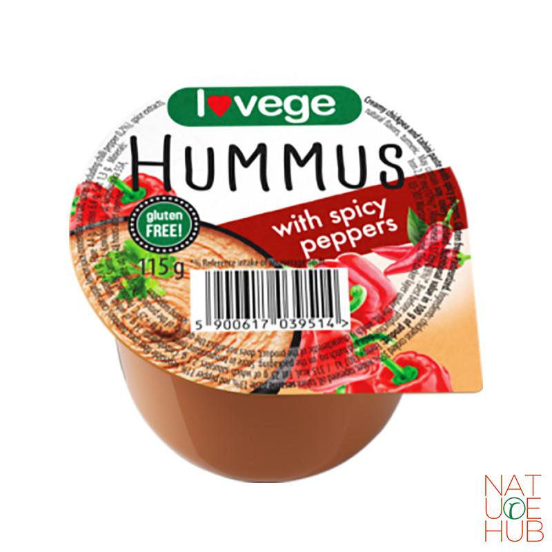 Humus sa ljutom paprikom Iovege, 115g 