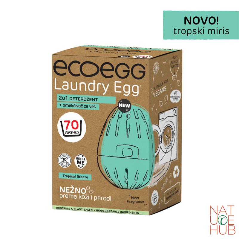 ECOEGG 2u1 deterdžent i omekšivač za veš, Tropski miris-70 pranja 