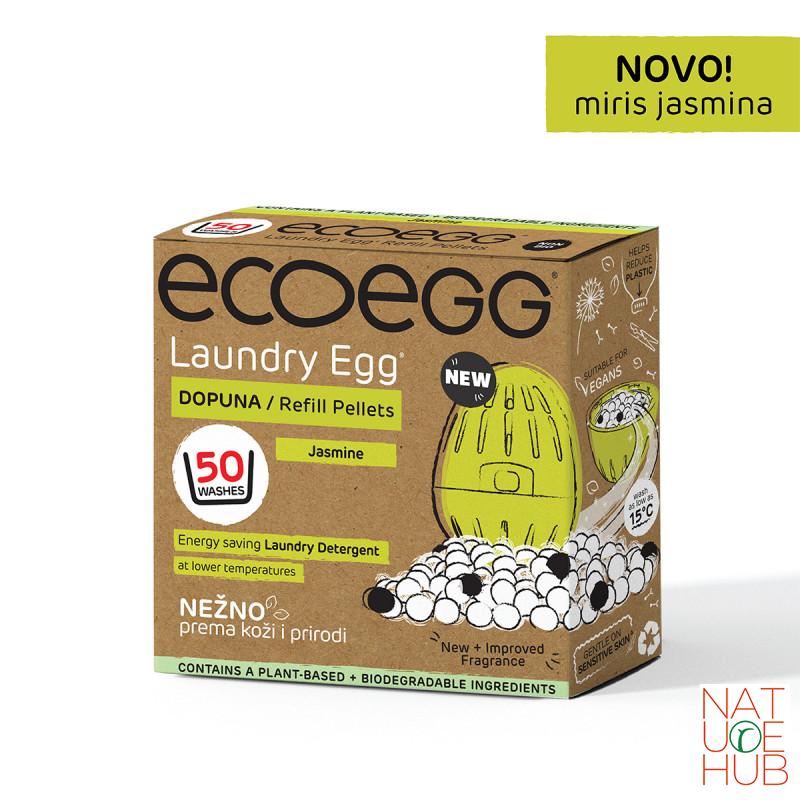 ECOEGG 2u1 dopuna za deterdžent i omekšivač za veš, Miris jasmina-50 pranja 