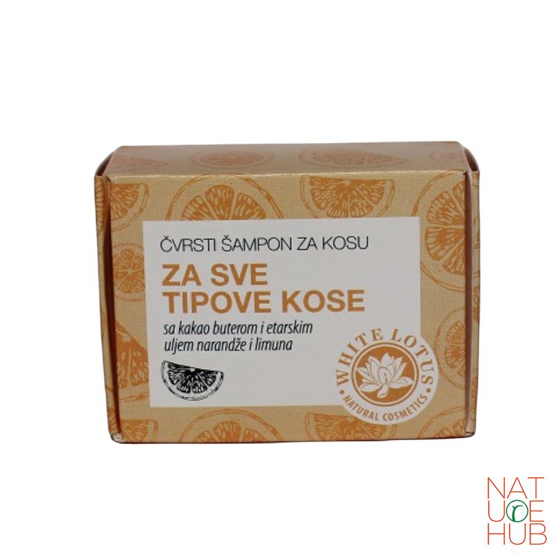 Čvrsti šampon za normalnu kosu Herbateria, 60g 