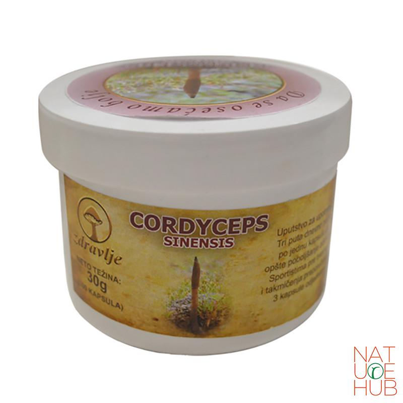 Cordyceps sinensis gljiva EP, 100cps 