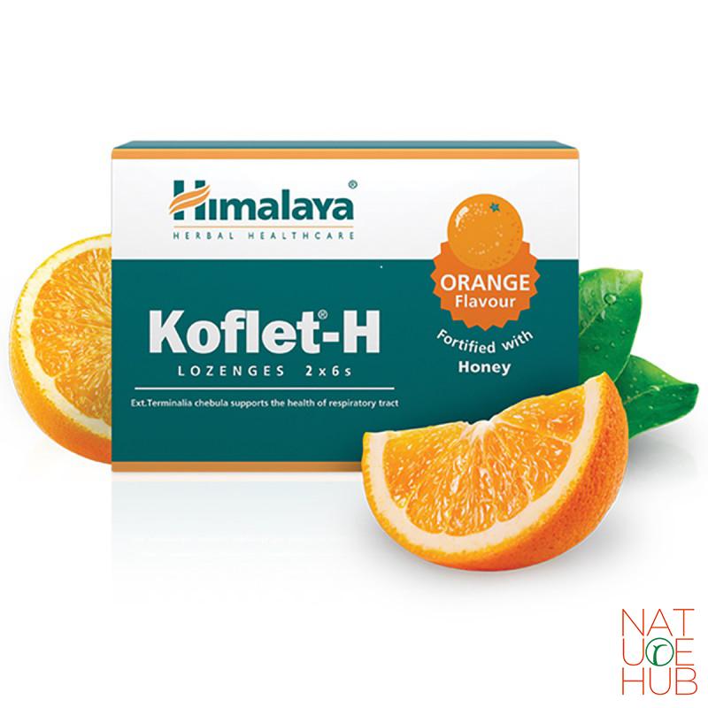 Koflet H lozenge ukus pomorandža himalaya, 12 kom 