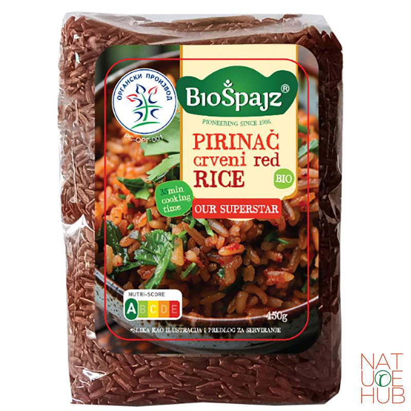 Organski crveni pirinač Biošpajz, 450g 