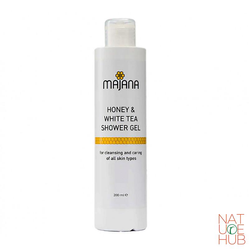Honey&White tea shower gel 200 ml, Majana 