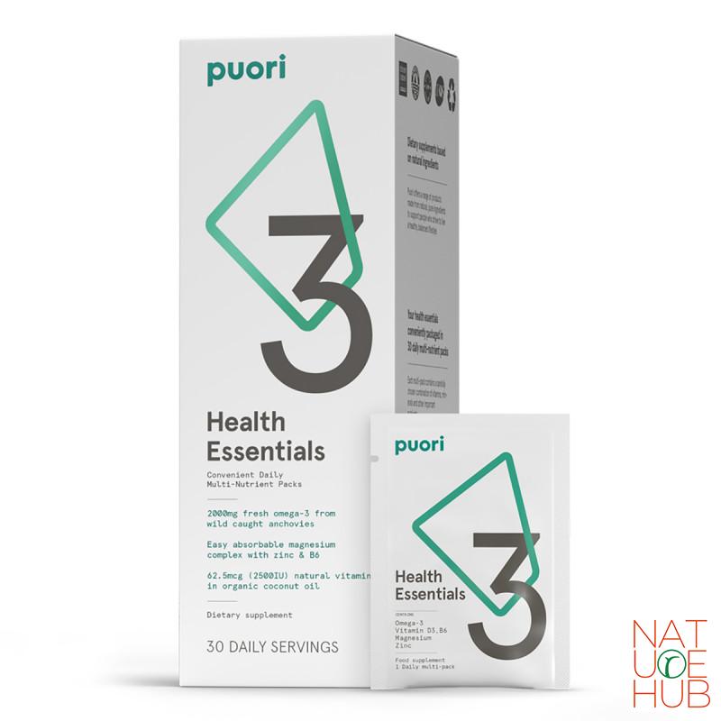 Puori P3 - magnezijum, riblje ulje i vitamin D3 za 30 dana 