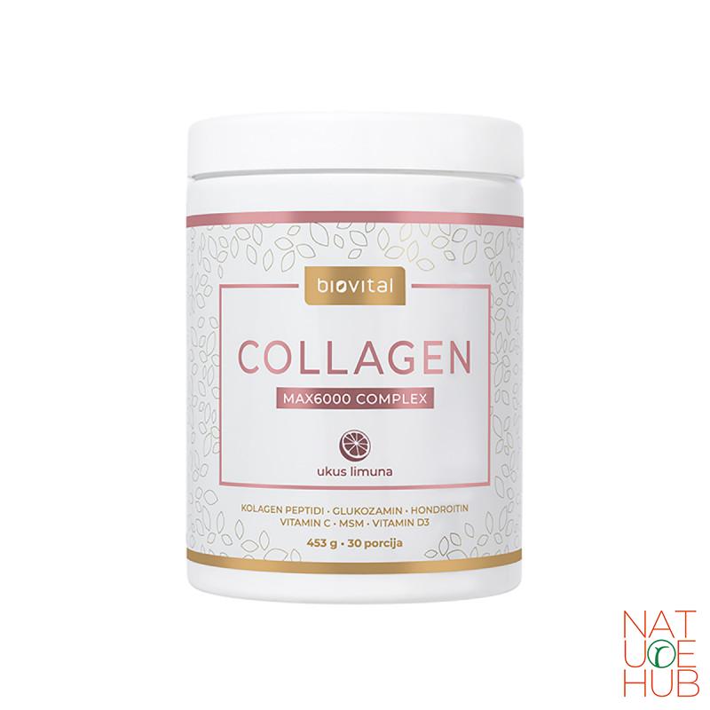 BioActive Collagen Complex, limunada, 453g, Biovital 