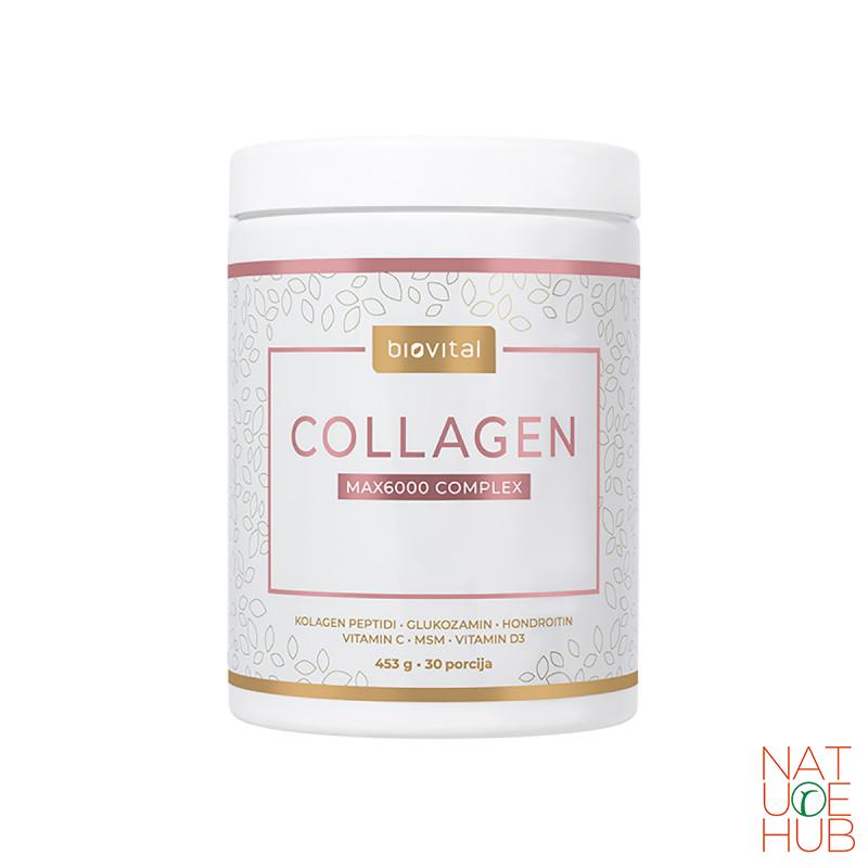 BioActive Collagen Complex, malina, 456g, Biovital 